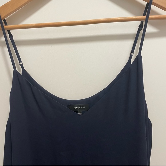 Navy blue slip dress - Aritzia - Picture 4 of 6